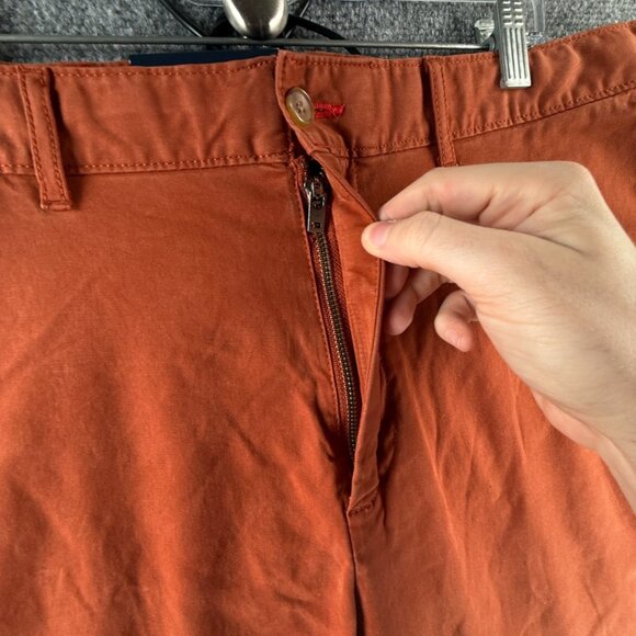 NWT Cremieux Soho Peach Orange 40x30 Pants Chino Twill Comfort Stretch Men - Picture 5 of 14
